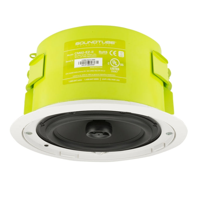 SoundTube CM82-EZ-II-WH 2 Way In Ceiling Speaker (White) - 8"