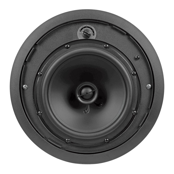 SoundTube CM82-EZ-II-BK 2 Way In Ceiling Speaker (Black) - 8"