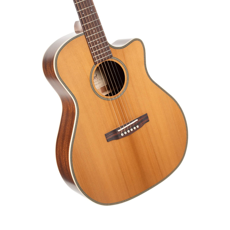 Cort ES-GA4 Acoustic Guitar (Natural Semi Gloss)