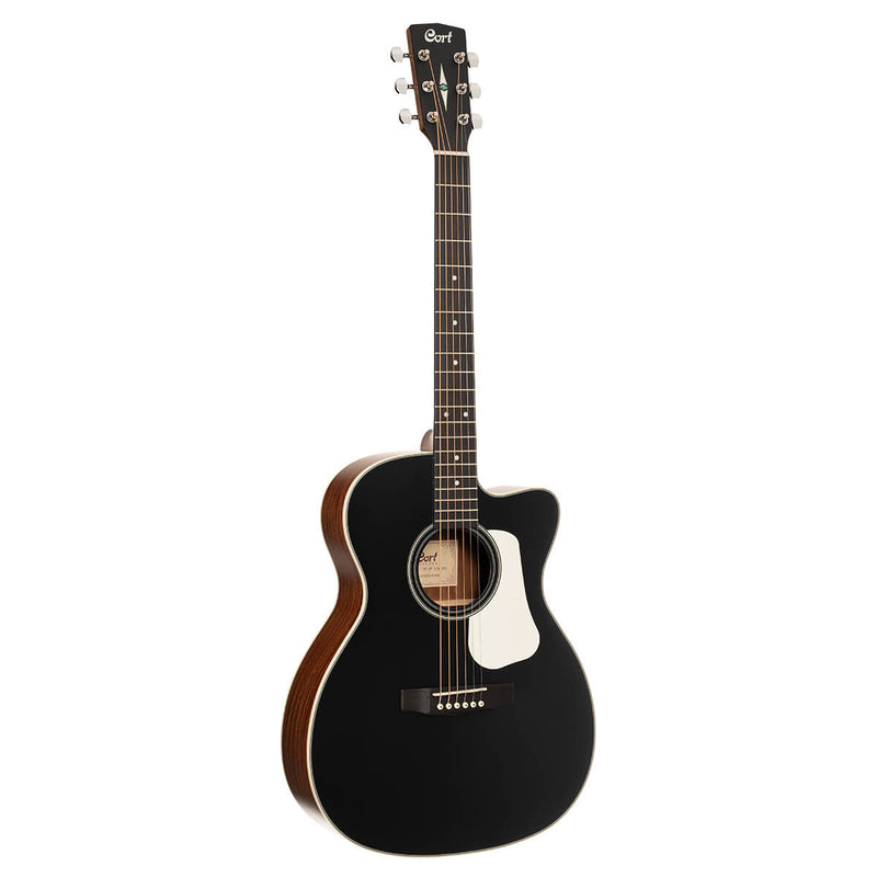 Cort L100OCF-CED Acoustic Guitar (Black Satin)