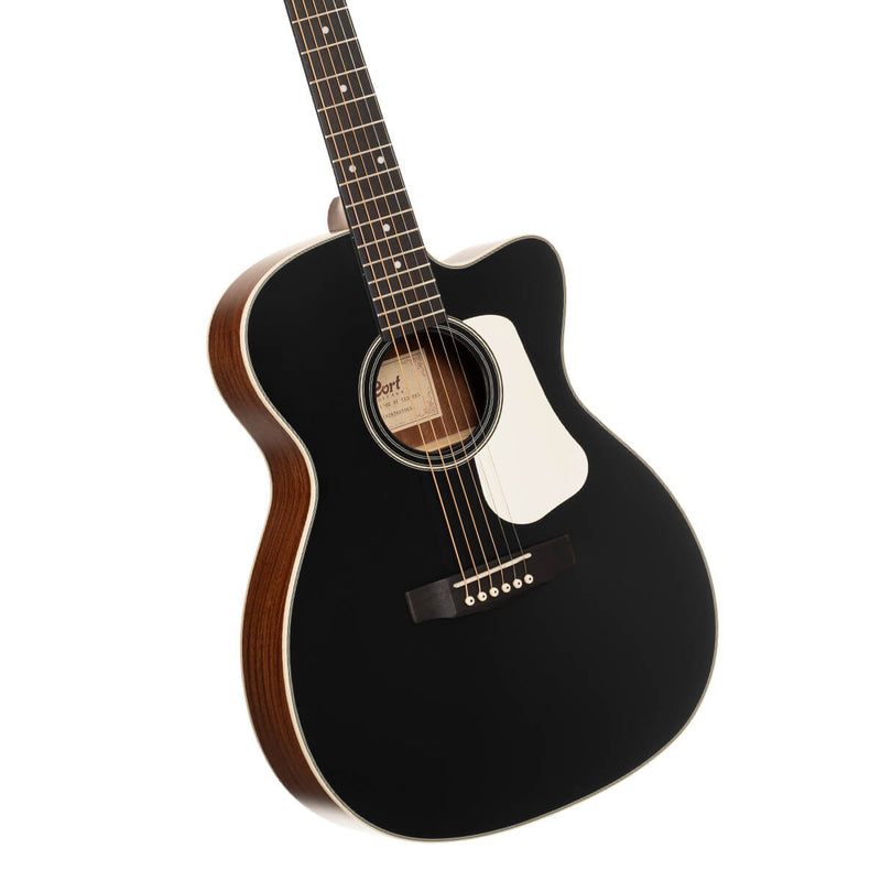 Cort L100OCF-CED Acoustic Guitar (Black Satin)