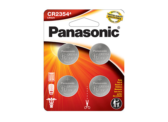 Panasonic CR2354PA4BL 3.0 Volt Lithium Coin Cell Battery - 4 Pack