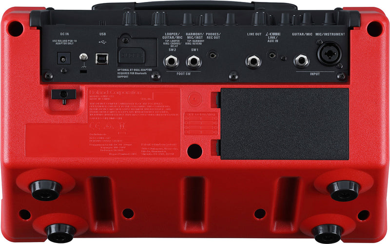 Boss CUBE STREET II Battery-Powered Stereo Amplifier (Red) (DEMO)