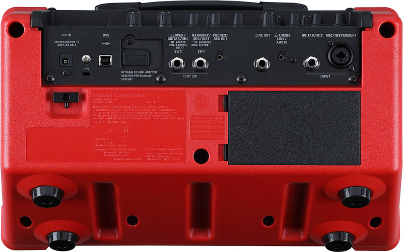 Boss Cube Street II Amplificateur stéréo alimenté par batterie - rouge