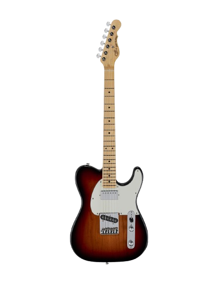G&L FDACB-3TS-MP Fullerton Deluxe ASAT Classic Bluesboy Maple Fretboard Electric Guitar (3-Tone Sunburst)