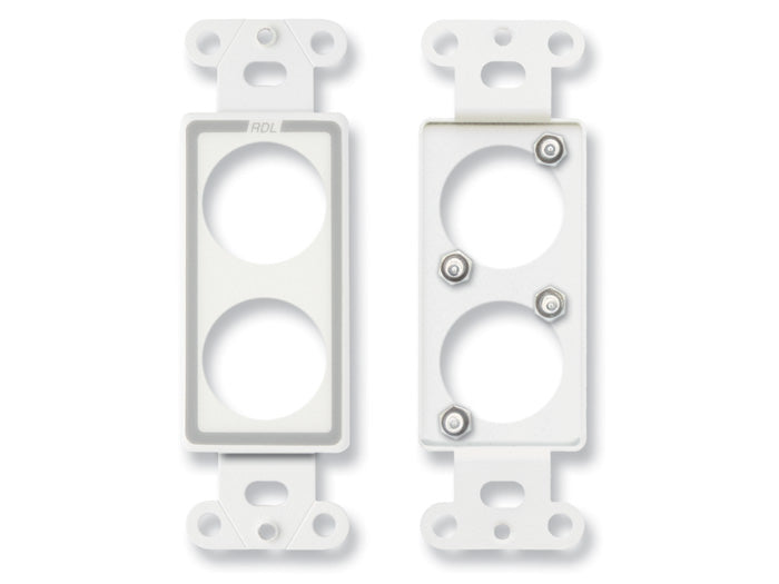 RDL D-D2 Double plaque pour connecteurs standard