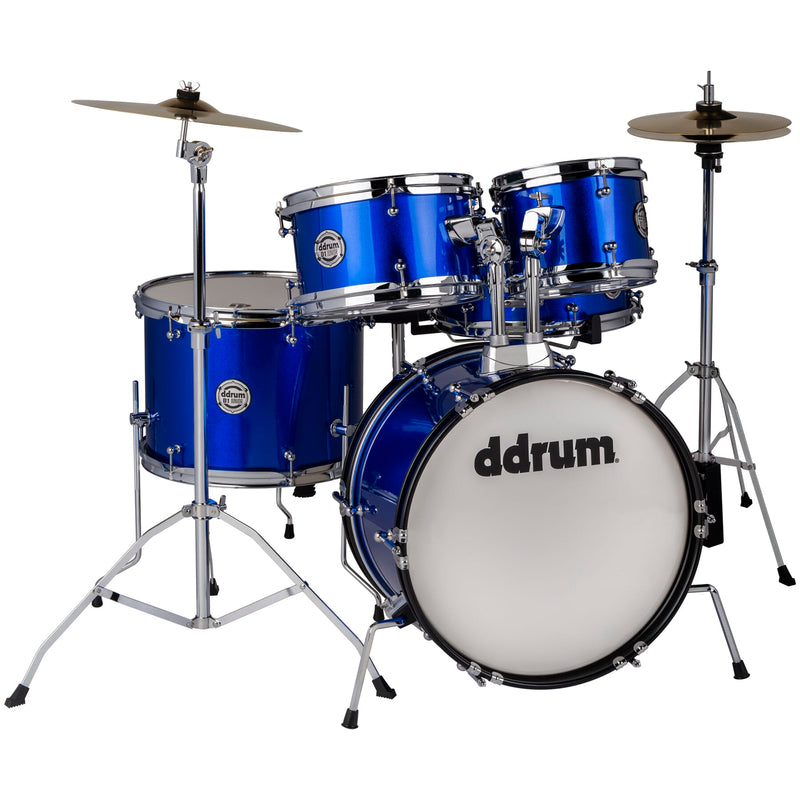 DDrum D1 JUNIOR 5-Piece Complete Drum Set With Cymbals (Cobalt Blue)