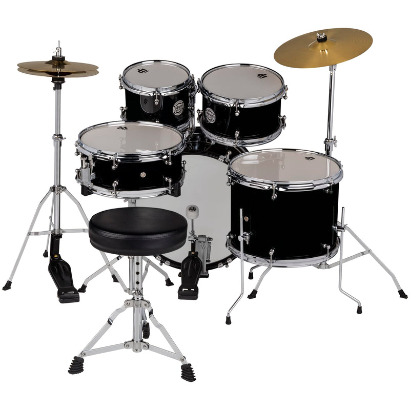 DDrum D1 JUNIOR 5-Piece Complete Drum Set With Cymbals (Midnight Black)