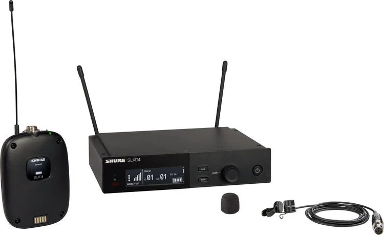 Shure SLXD14/85M-G58 Wireless Lavalier Microphone System - G85 Band