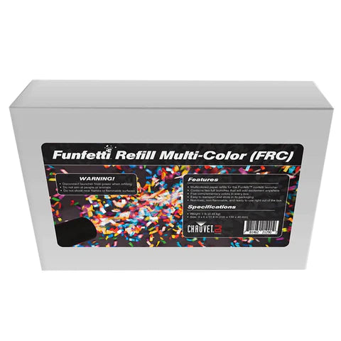 Recharge de confettis Funfetti Shot multicolores Chauvet DJ FRC