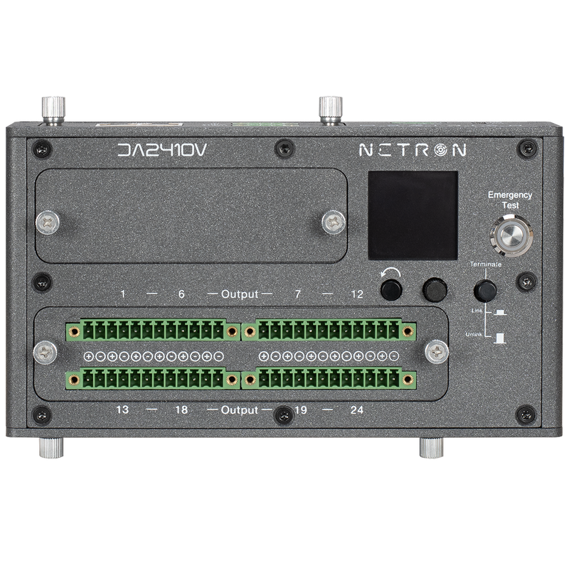 Obsidian NDR241 24 Port DIN-Rail 0-10V Ethernet DMX Gateway