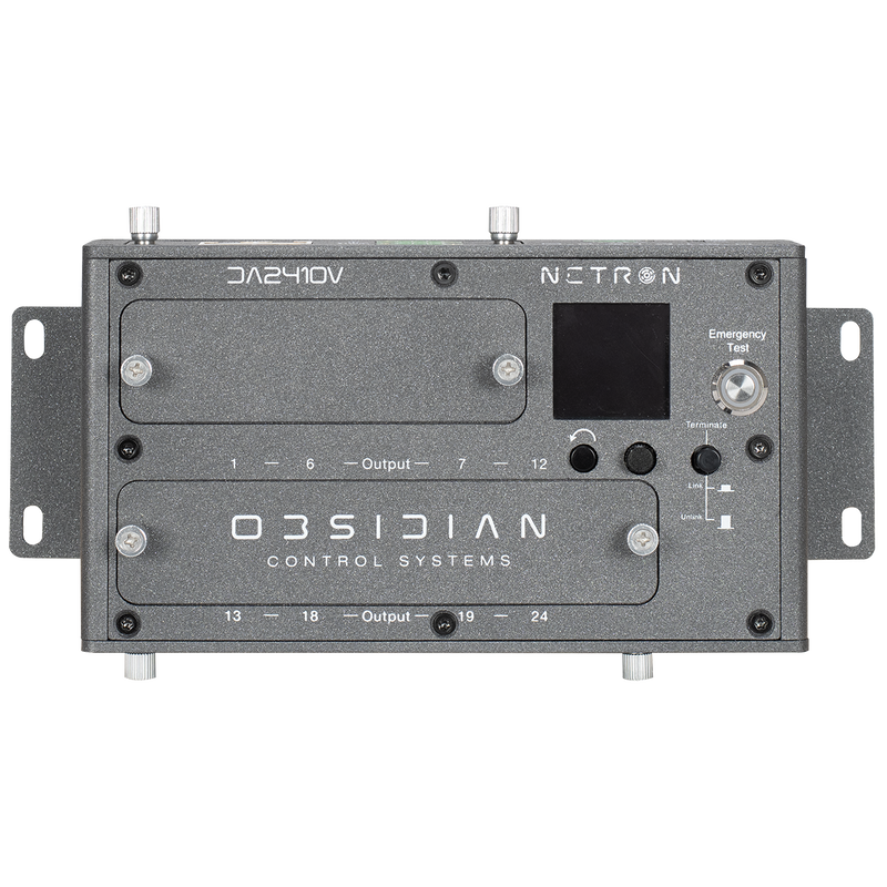 Obsidian NDR241 24 Port DIN-Rail 0-10V Ethernet DMX Gateway