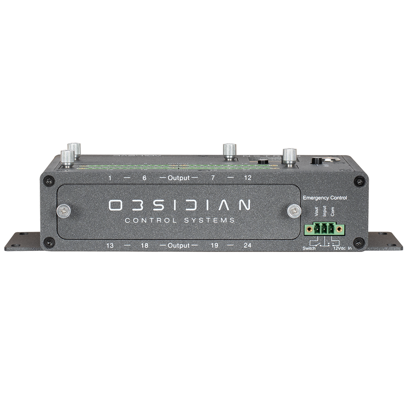 Obsidian NDR241 24 Port DIN-Rail 0-10V Ethernet DMX Gateway