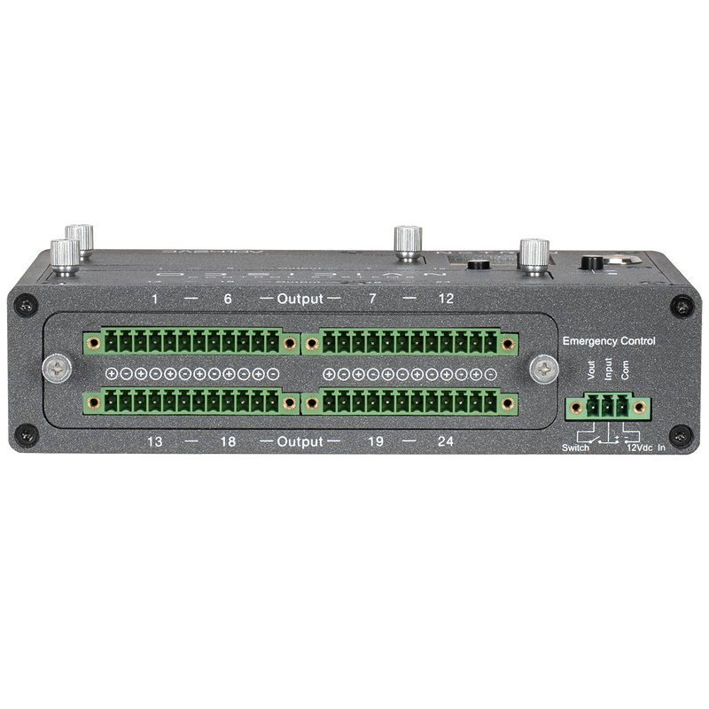 Obsidian NDR241 24 Port DIN-Rail 0-10V Ethernet DMX Gateway