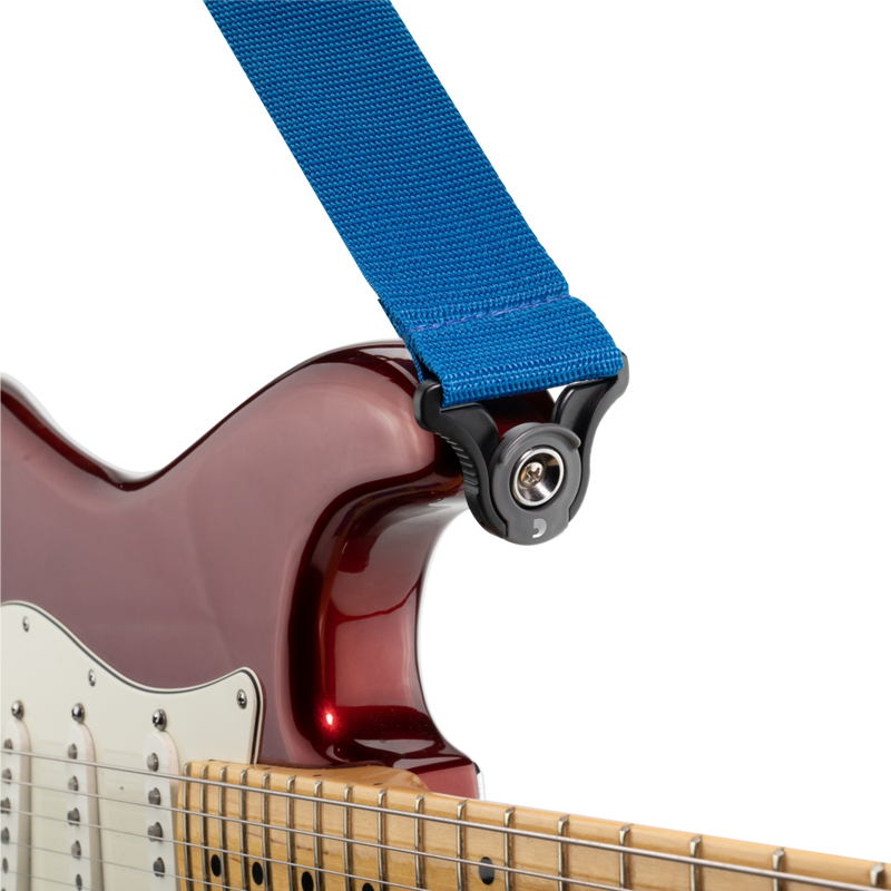 Planet Waves PWSAL402 Sangle de guitare à verrouillage automatique (bleu)
