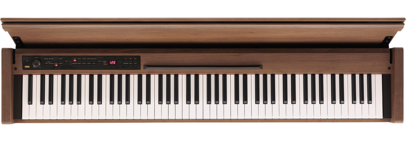 Korg POETRY 88-key RH3 Elegant Upright Digital Piano with Bluetooth Audio Playing (Wood Grain Exterior)
