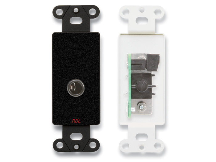 RDL DB-1/4F 1/4" Phone Jack on Decora® Wall Plate