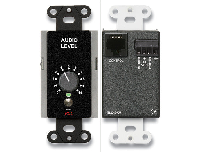 RDL DB-RLC10KM Remote Level Control Wall Plate with Mute Button