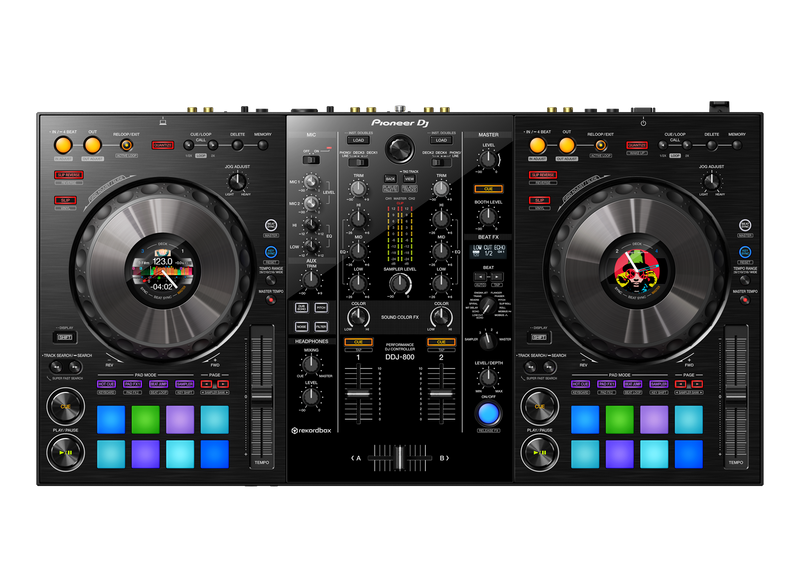 Pioneer DJ DDJ-800 Contrôleur DJ Rekordbox 2 canaux avec table de mixage intégrée 