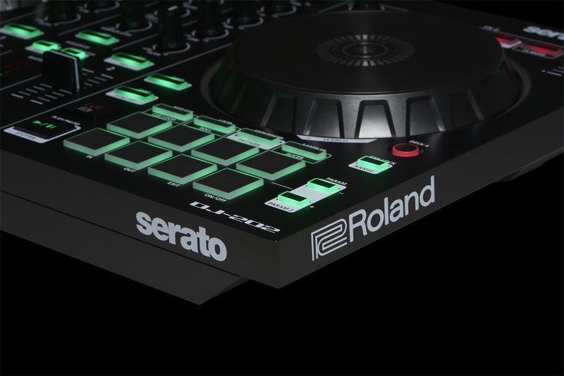 Roland DJ-202 Contrôleur DJ Serato Lite 2 canaux