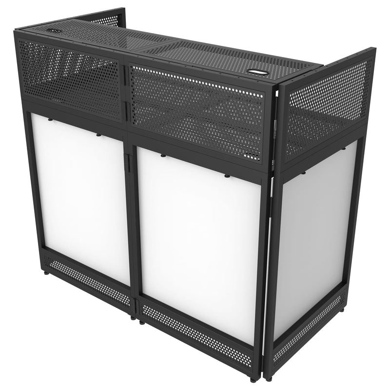 Odyssey DJBOOTH50 Wide Surface DJ and Live Sound Booth with Removable Top - 50"