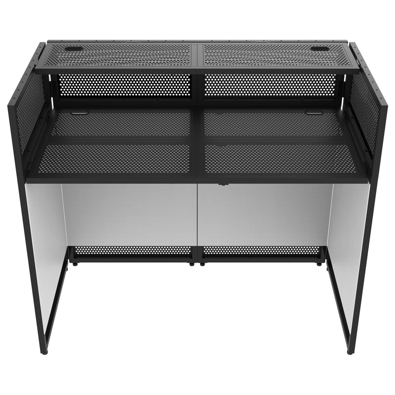 Odyssey DJBOOTH50 Wide Surface DJ and Live Sound Booth with Removable Top - 50"