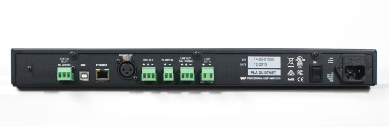 Williams AV DL107 NET Amplificateur de boucle à induction avec contrôle réseau