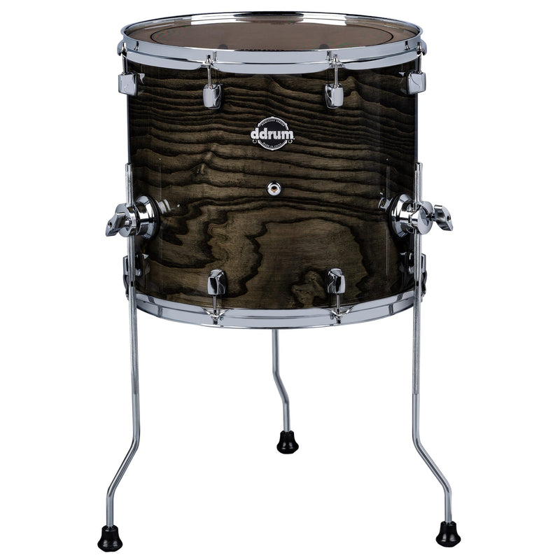 DDrum DOMINION Floor Tom (Transparent Black) - 14x14