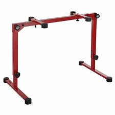 K&M 18820 Omega Pro Keyboard Stand w/Carry Strap (Red)