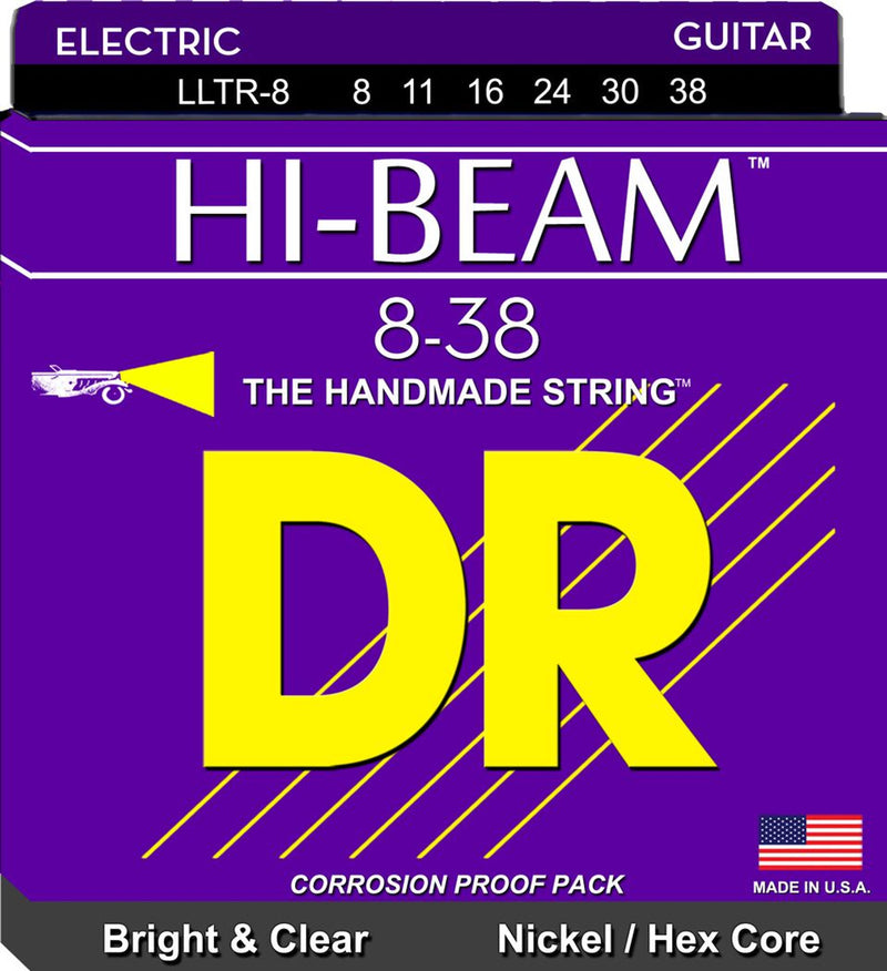 DR Handmade Strings LLTR-8 Electric Guitar Strings X-Lite - 8-38