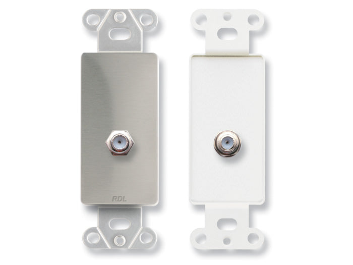 RDL DS-F Double Type F Jack Wall Plate