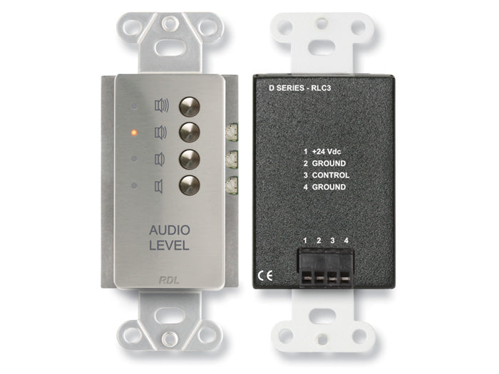 RDL DS-RLC3 Remote Level Control Wall Plate