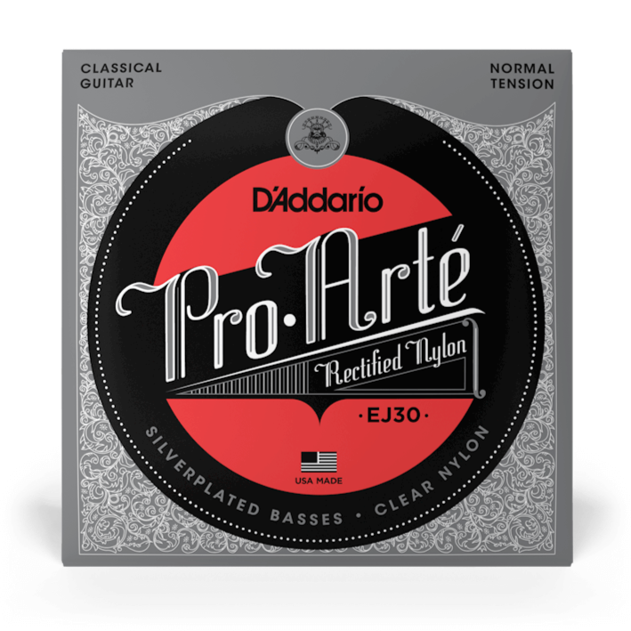 D'Addario EJ30 Classics Silver Wound/Rectified Nylon Normal