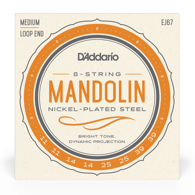 D'Addario EJ67 Nickel Mandolin Strings Medium 11-39