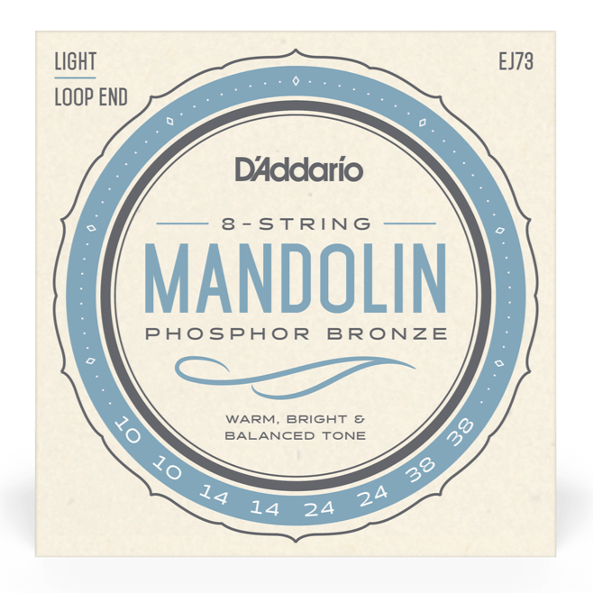 D'Addario EJ73 Mandolin Phosphor Bronze Light 10-38