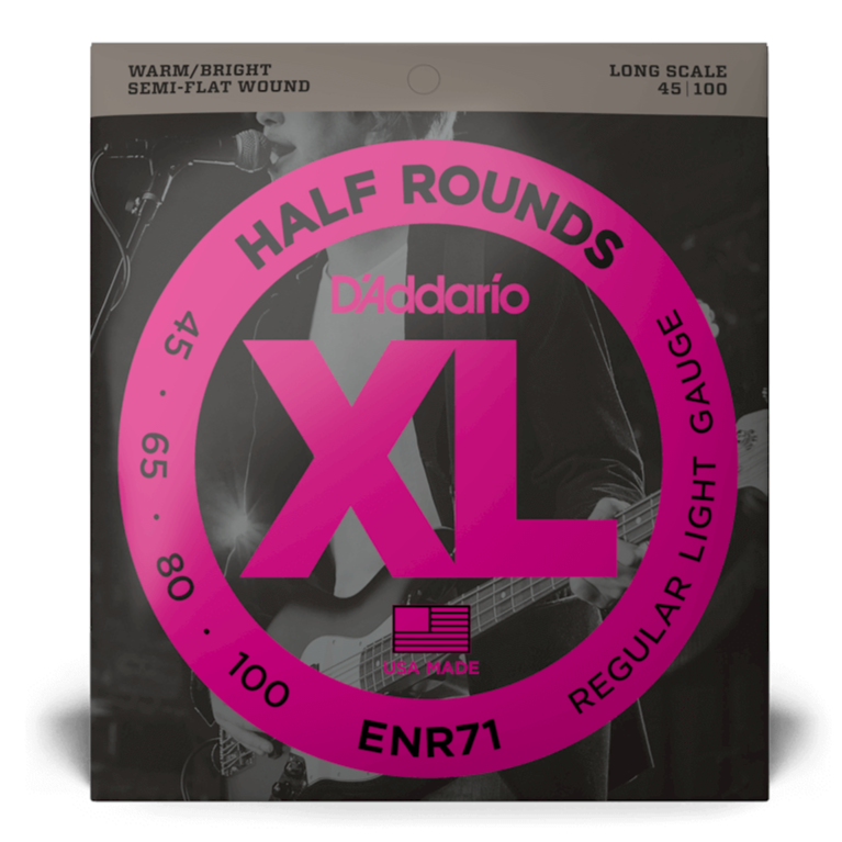 D'Addario ENR71 Half Rounds LONG SCALE 45-100