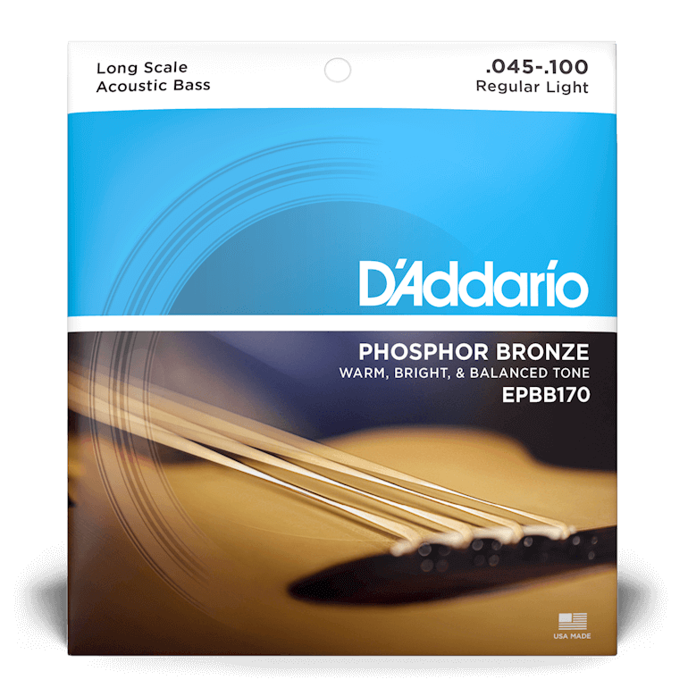 D'Addario EPBB170 Phosphor Bronze Acoustic Long Scale 45-100