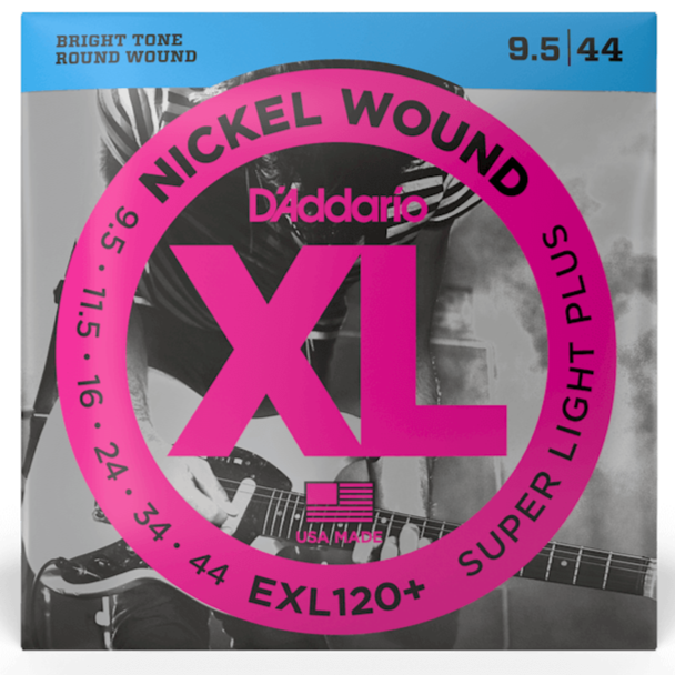 D'Addario EXL120+ Nickelé SUPER LIGHT PLUS .095-44