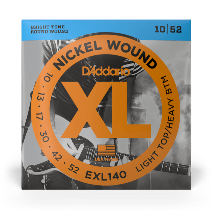 D'Addario EXL140 Nickel Wound L-TOP H-BTM 10-52