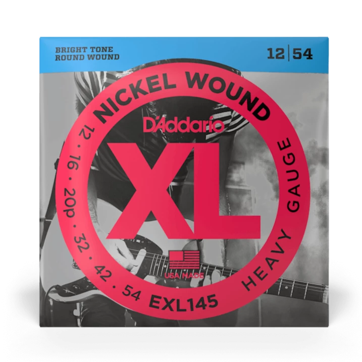 D'Addario EXL145 Nickel Wound LOURD 12-54