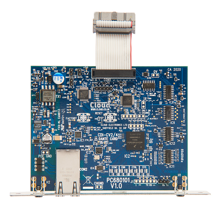 Cloud Electronics CDI-CV2 2 Channel Dante Card for CV Amplifier