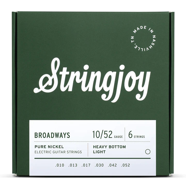 Stringjoy SJ-BR1052 Electric Guitar Strings Heavy Bottom Light - 10-52