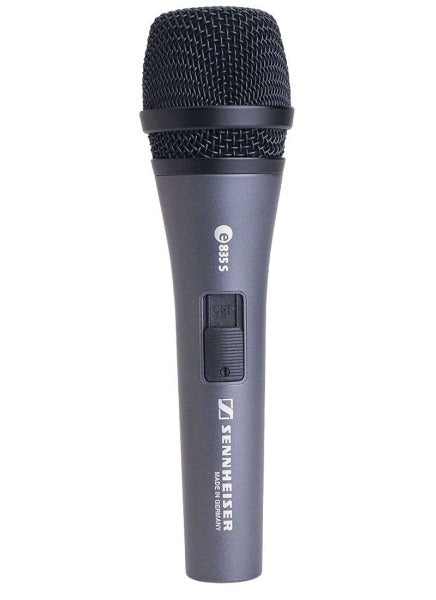 Sennheiser E 835-S Cardioid Handheld Dynamic Microphone With Built-In On/off Switch