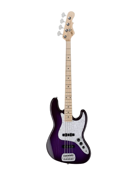 G&L FDJB-PPB-MP Fullerton Deluxe JB Electric Bass Guitar (Purpleburst)
