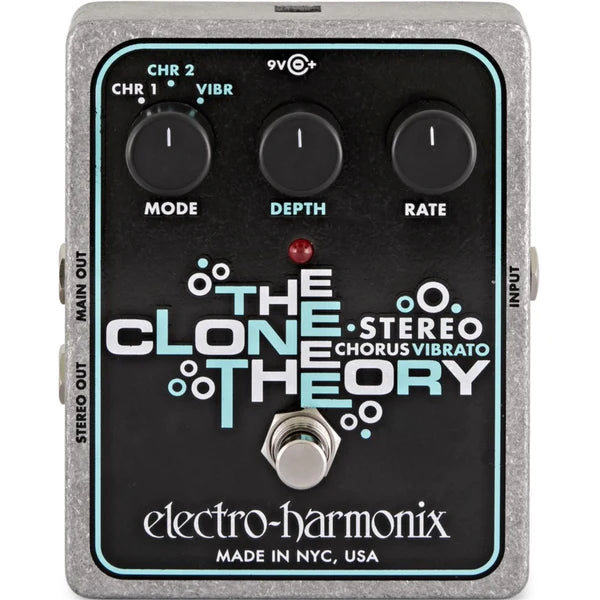 Electro-Harmonix STEREO CLONE THEORY Analog Chorus/Vibrato Pedal