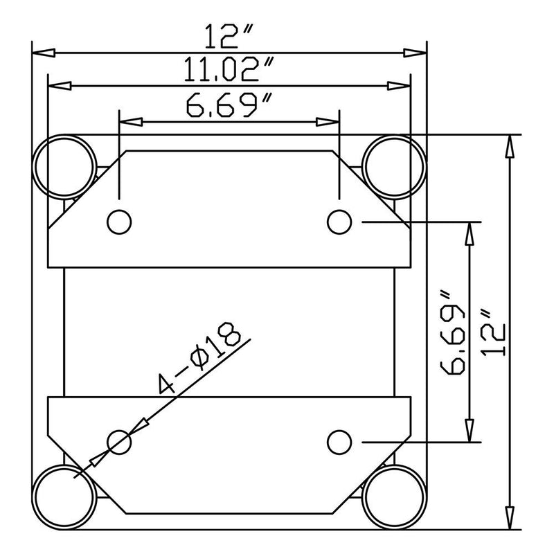 Global Truss DT-GP10-90C End-Plated Circle Truss - 3m