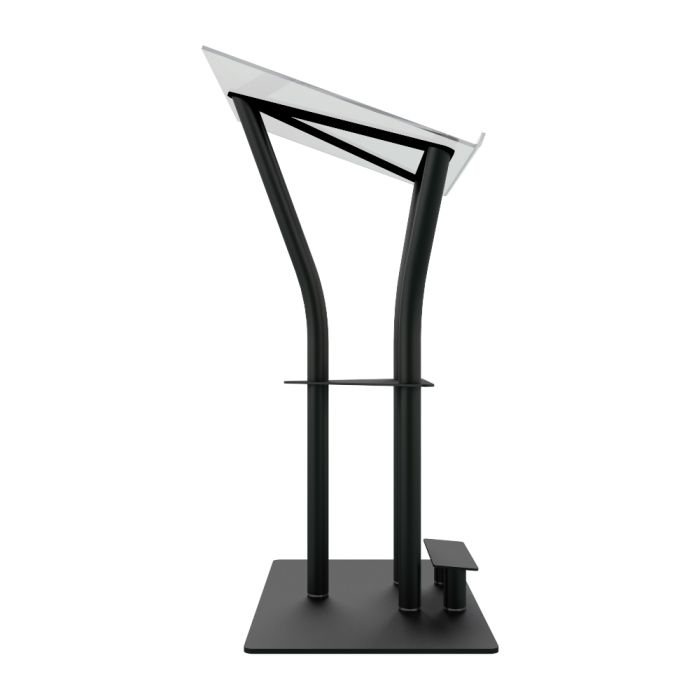 Global Truss DT-ERGO-LECTERN-BLK Ergonomic Lectern (Black)