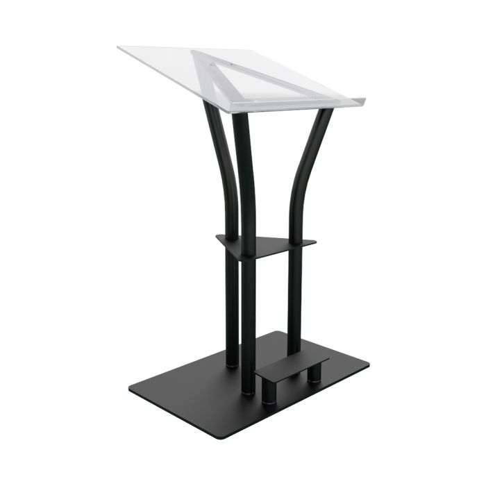 Global Truss DT-ERGO-LECTERN-BLK Ergonomic Lectern (Black)