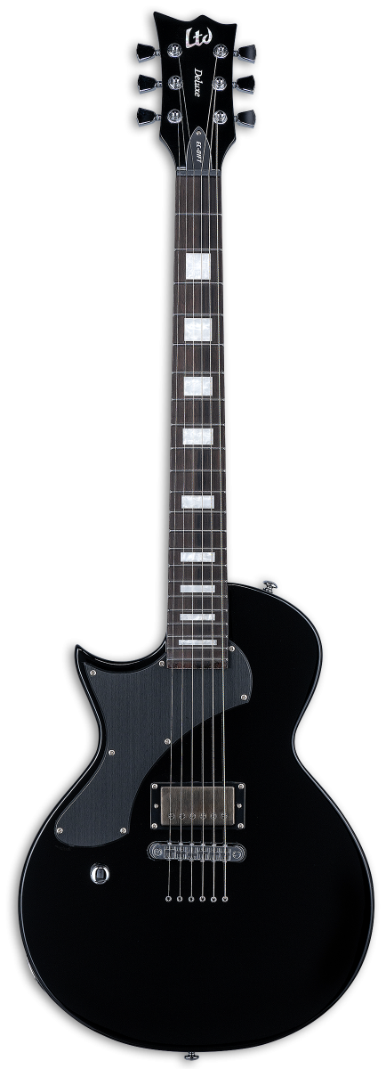 ESP LEC01FTBLKLH Left-Handed Electric Guitar (Black)