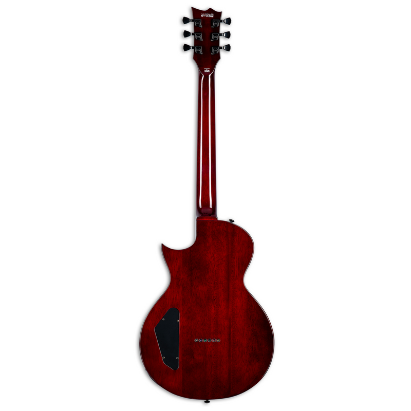 Guitare électrique ESP LTD EC-201FT (voir à travers la cerise noire)